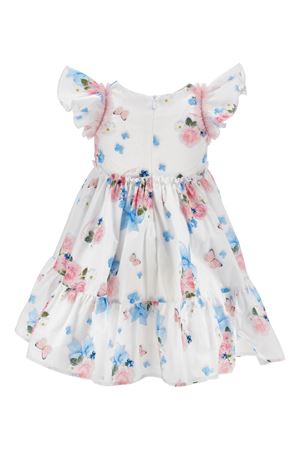 white cotton dress MONNALISA KIDS | 31G90476560099